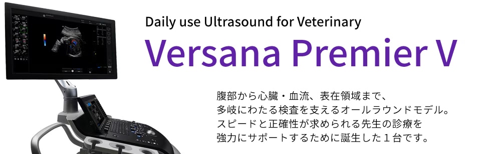 Versana Premier V| GEアニマルエコー（動物超音波）シートン | GE